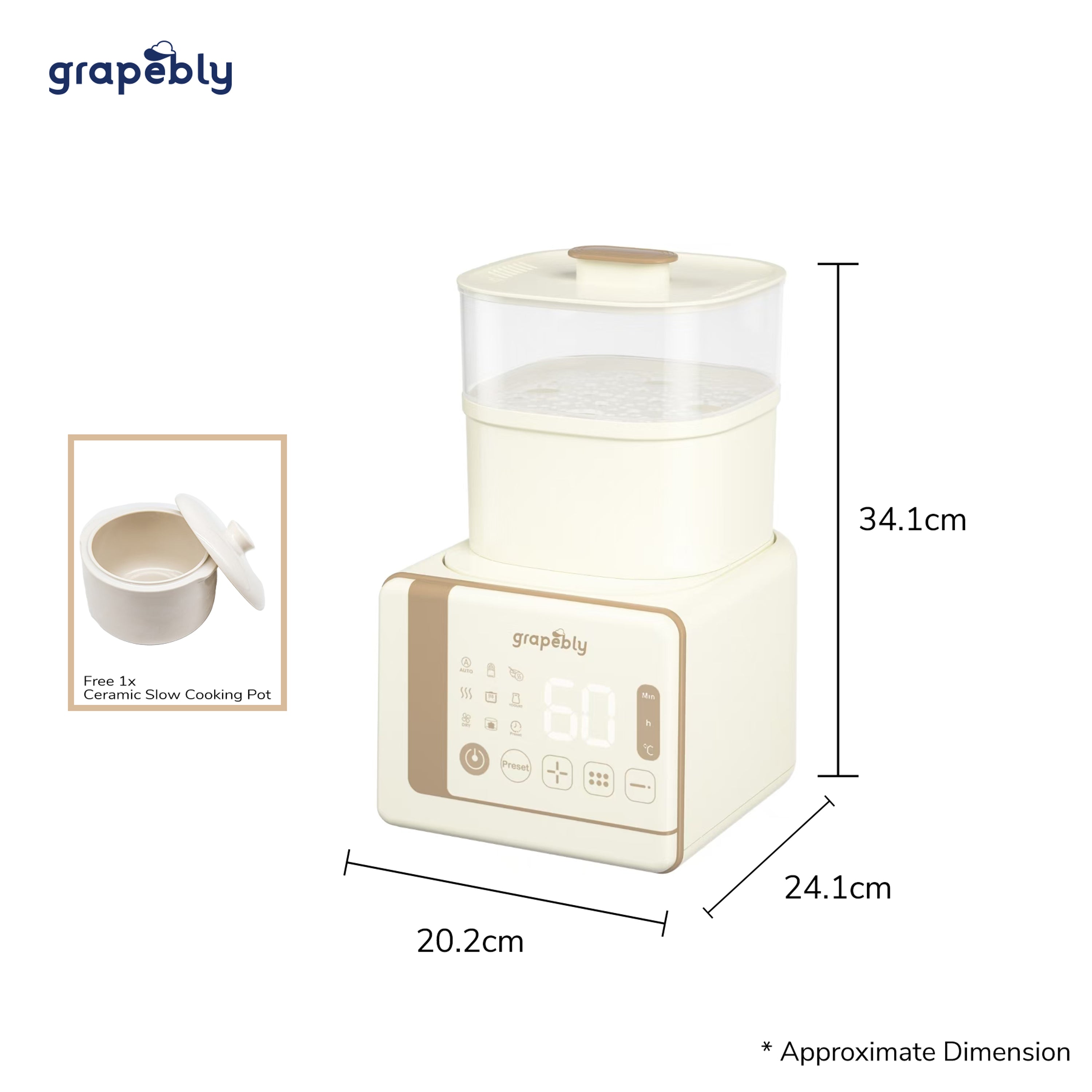 Baby Food Cooker, Steam Cooker For Baby