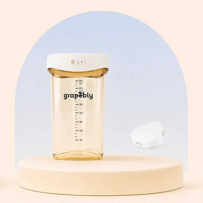 Grapebly PPSU bottle with airtight storage lid for breast milk, snacks and puree