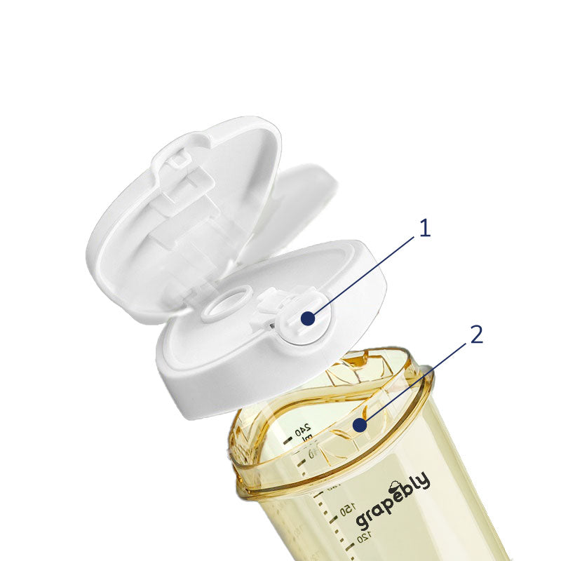 PPSU Straw Bottle, Teething Baby Bottle