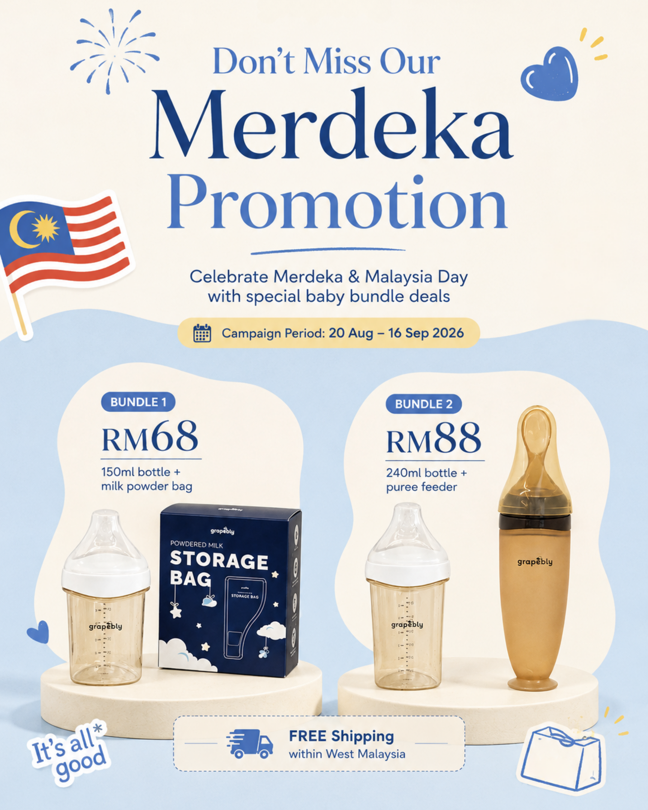 Merdeka Baby Feeding Bundle