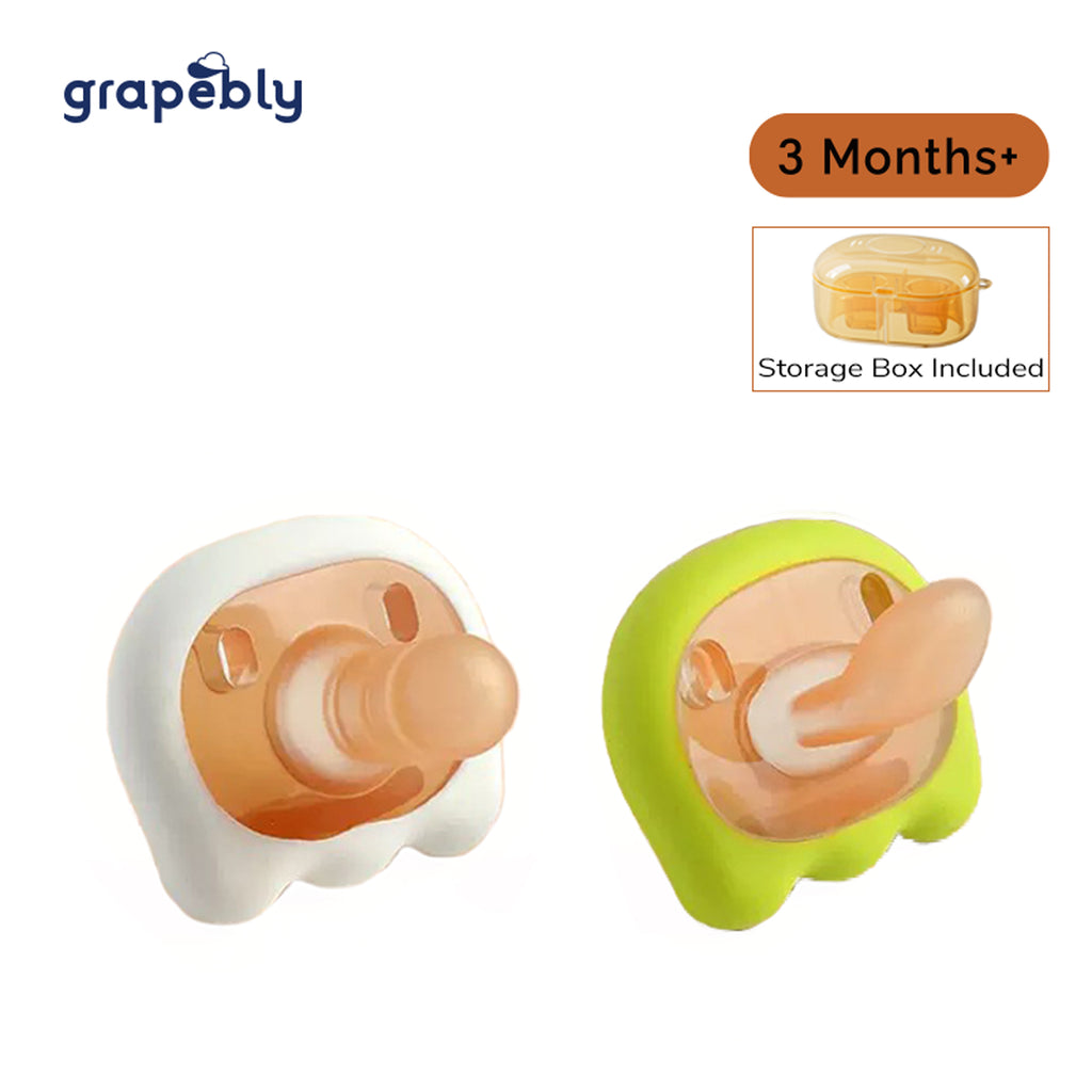 Grapebly Infant Pacifier Day & Night (2 pcs) - Soothers for baby