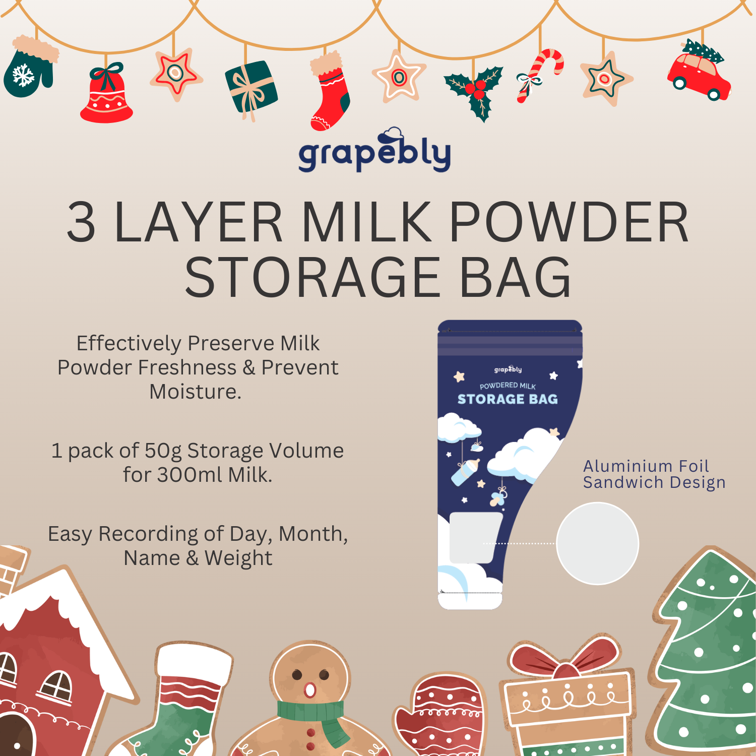 Disposable Milk Powder Storage Bag