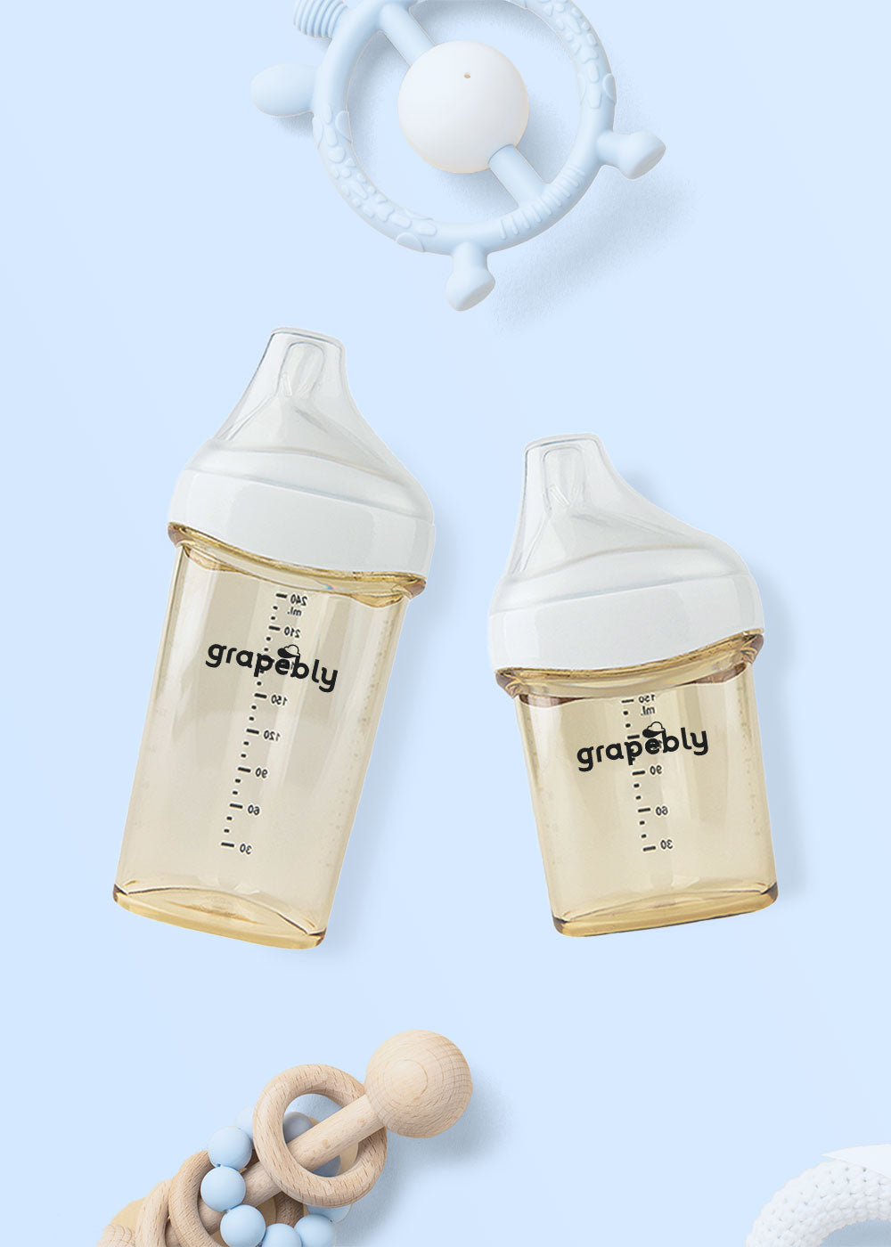 Grapebly | Your Best Anti Colic PPSU Feeding Bottle